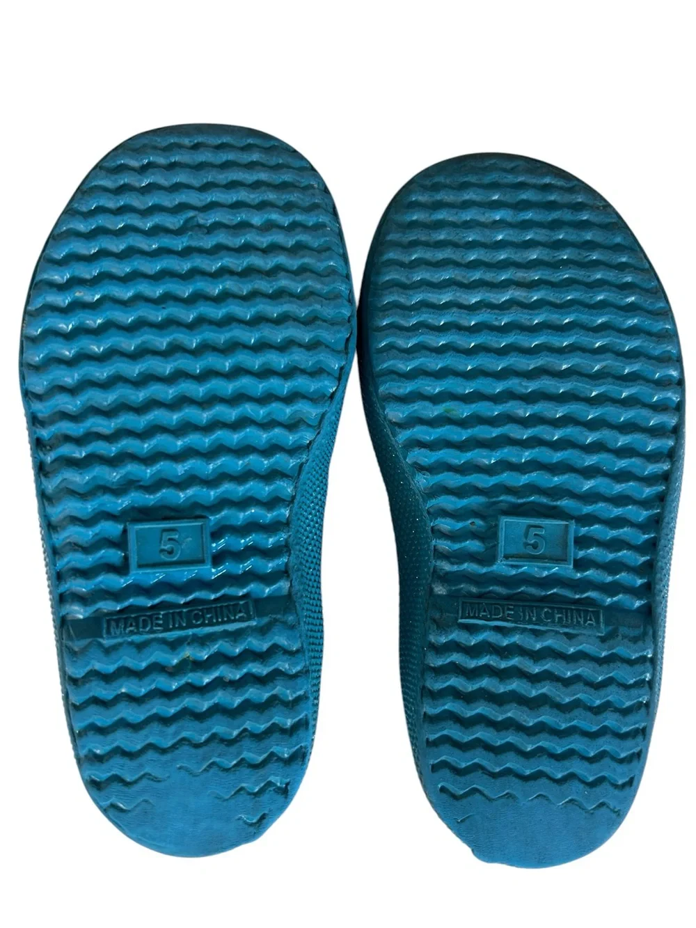 Hunter Kids Teal Glitter Rain Boots Toddler  Size 5